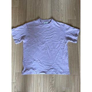 ユニクロ(UNIQLO)の美品　2度着用　Koe ビックシルエットTシャツ　サーモンピンク　Sサイズ(Tシャツ/カットソー(半袖/袖なし))