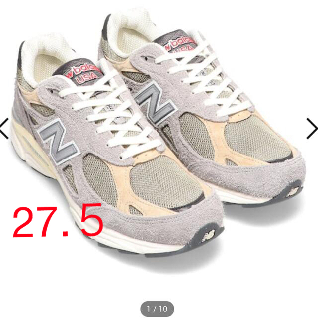 New Balance(ニューバランス)のNew Balance M990TG3 "Gray" メンズの靴/シューズ(スニーカー)の商品写真