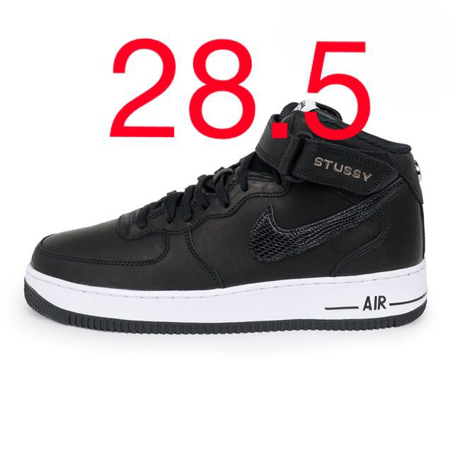 Stussy Nike Air Force 1 Mid Black/Black