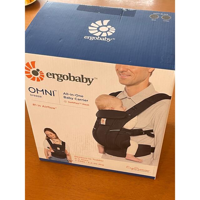 Ergobaby(エルゴベビー)のエルゴベビー オムニブリーズ　ブラック キッズ/ベビー/マタニティの外出/移動用品(抱っこひも/おんぶひも)の商品写真