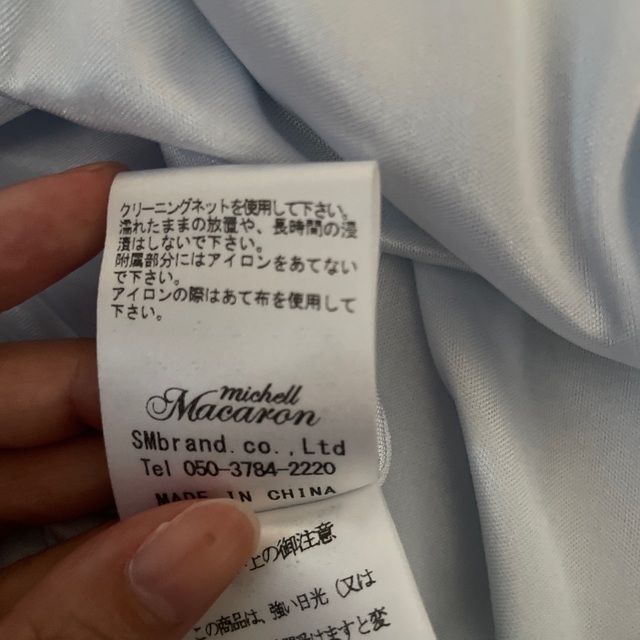 michellMacaron(ミシェルマカロン)のミシェルマカロン♡半袖ビジューワンピース レディースのワンピース(ミニワンピース)の商品写真