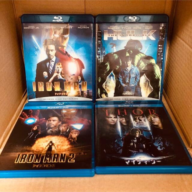 MARVEL MovieNEX 純正ケース&Blu-ray MCU23作品セット - DVD/ブルーレイ