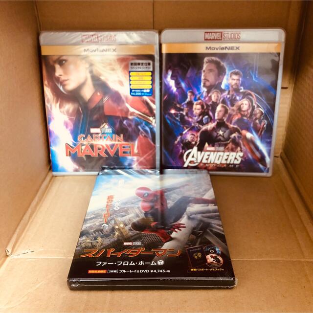 MARVEL MovieNEX 純正ケース&Blu-ray MCU23作品セット - DVD/ブルーレイ