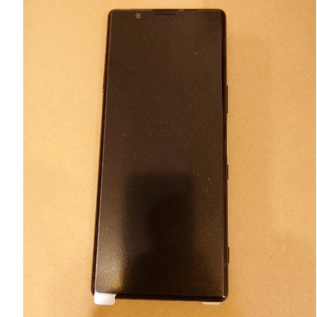 ドコモ　Xperia 5　ブラック　電池交換　外装修理済スマートフォン/携帯電話