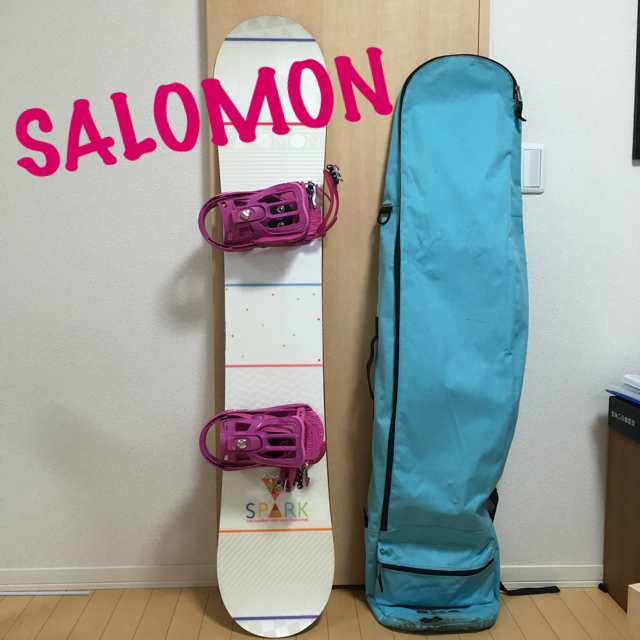 SALOMON(サロモン)のSALOMON スノーボード、ビンディングセット スポーツ/アウトドアのスノーボード(ボード)の商品写真