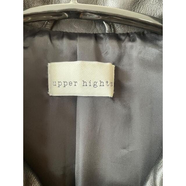 upper hights(アッパーハイツ)の★専用★アッパーハイツ美品★ライダースジャケット★レザージャケット★サイズ0 レディースのジャケット/アウター(ライダースジャケット)の商品写真