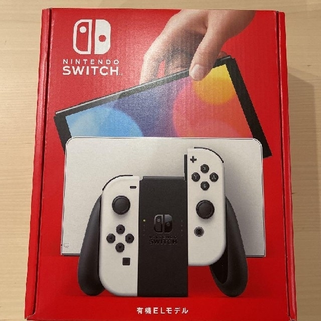 Nintendo Switch(ニンテンドースイッチ)のニンテンドースイッチ 有機ELモデル ホワイト エンタメ/ホビーのゲームソフト/ゲーム機本体(家庭用ゲーム機本体)の商品写真