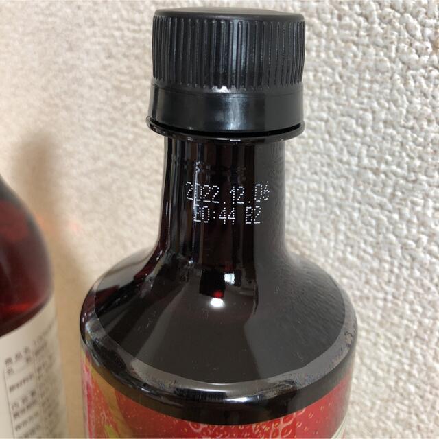 CJ美酢 いちご味　900ml & もも酢　800ml 食品/飲料/酒の飲料(ソフトドリンク)の商品写真