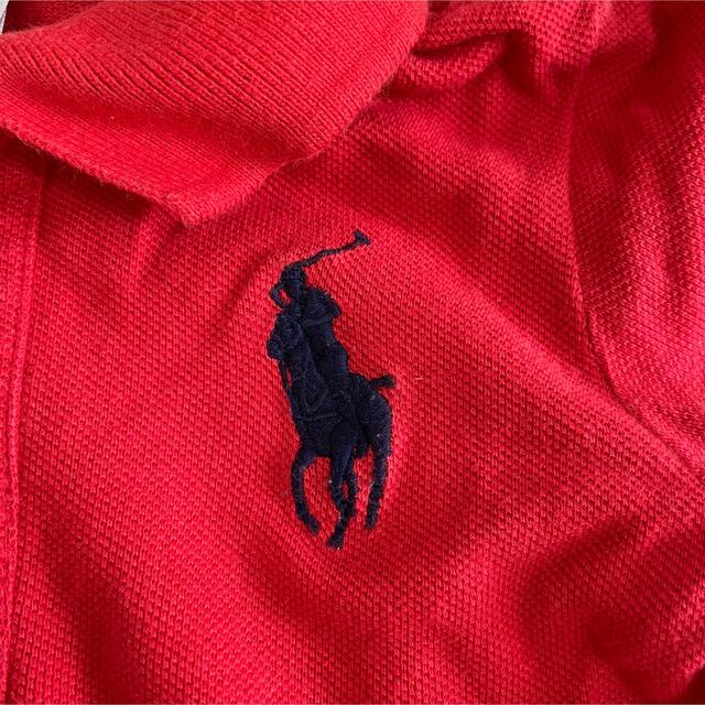 Ralph Lauren(ラルフローレン)のラルフローレン ポロシャツ 12M  ビッグポニー 赤 RALPH LAUREN キッズ/ベビー/マタニティのベビー服(~85cm)(その他)の商品写真