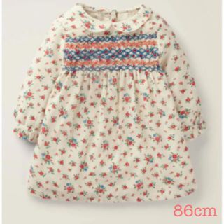 ボーデン(Boden)のmini boden ♡ ワンピース ローズ スモッキング 86cm(ワンピース)