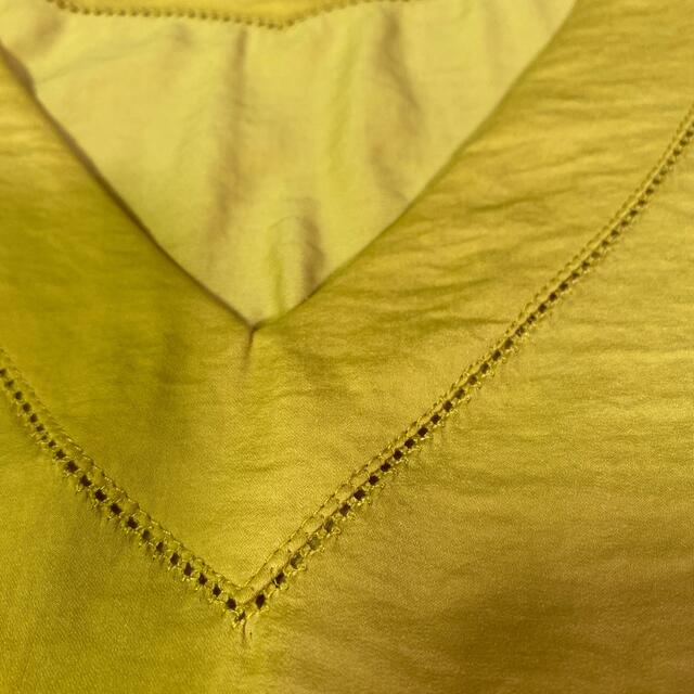 H&M(エイチアンドエム)のイエロー半袖カットソー♡ レディースのトップス(カットソー(半袖/袖なし))の商品写真