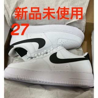 ナイキ(NIKE)の【完売品】NIKE AIR FORCE 1 '07 WHITE/BLACK(スニーカー)