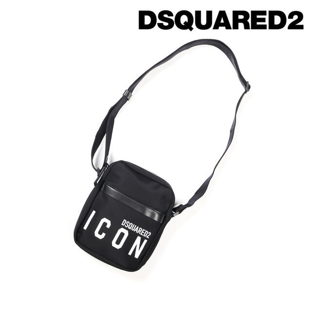 DSQUARED2(ディースクエアード)の新品 定価5.2万円 DSQUARED2 ICONロゴ ショルダーバッグ メンズのバッグ(ショルダーバッグ)の商品写真