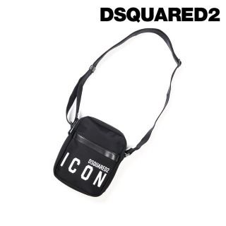 ディースクエアード(DSQUARED2)の新品 定価5.2万円 DSQUARED2 ICONロゴ ショルダーバッグ(ショルダーバッグ)