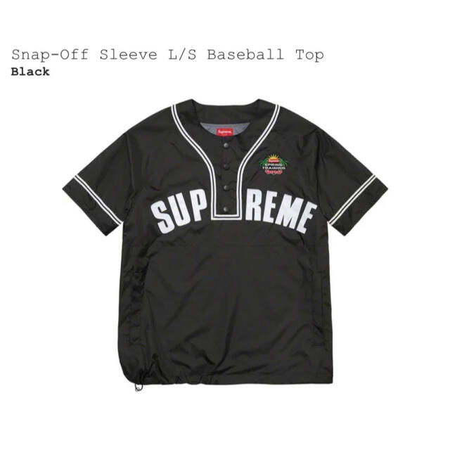 メンズ Supreme - Supreme Snap-Off Sleeve L/S Baseball Topの通販 by SSS｜シュプリーム