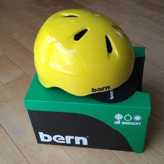 バーン(bern)のbern キッズ　ヘルメット　XS-S　イエロー　自転車(ヘルメット/シールド)