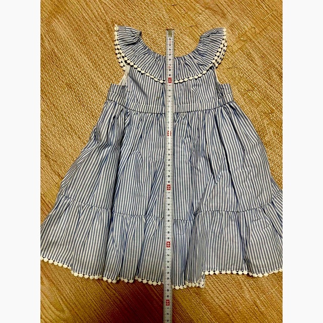 Little Me(リトルミー)の【新品】Littie me ボーダー ワンピース 18M キッズ/ベビー/マタニティのベビー服(~85cm)(ワンピース)の商品写真