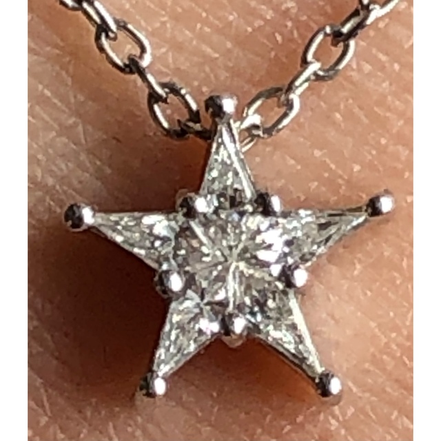 STAR JEWELRY  ダイヤモンド  星　スターネックレス（チェーン付）