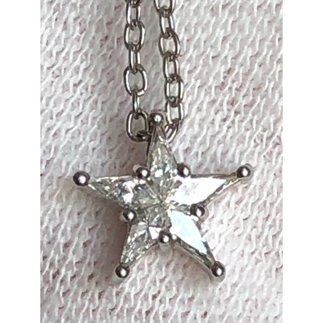 STAR JEWELRY ダイヤモンド 星　スターネックレス（チェーン付）