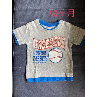 ベースボールTシャツ　12ヶ月(Tシャツ/カットソー)