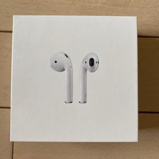 アップル(Apple)のAPPLE AirPods イヤホン MMEF2J/A(ヘッドフォン/イヤフォン)