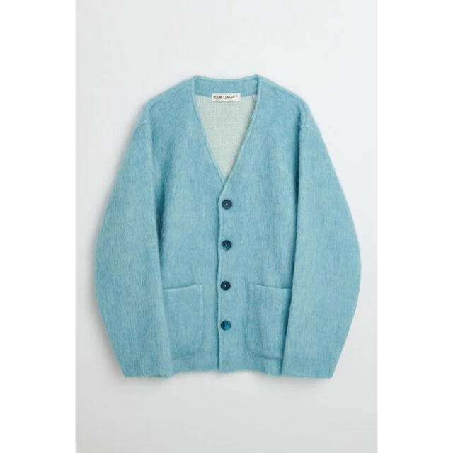 OUR LEGACY CARDIGAN BABY BLUE MOHAIR