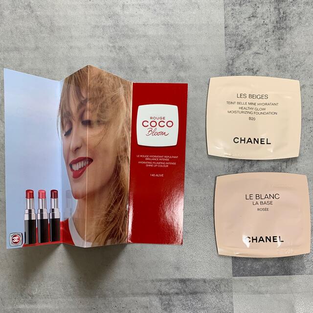 CHANEL CHANEL シャネル ♥ サンプル3点セット ♥の通販 by めめ|シャネルならラクマ CHANELファンデーションサンプル、口紅サンプル、シャネル巾着3点セット