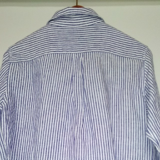 MUJI (無印良品)(ムジルシリョウヒン)の無印　リネンシャツ　長袖　ストライプ レディースのトップス(シャツ/ブラウス(長袖/七分))の商品写真