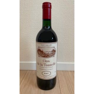 1987年　クロ・ド・ラ・トネル　 Clos de la Tonnelle(ワイン)