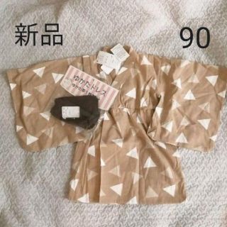 フタフタ(futafuta)の【さち様専用】バースデイ　mariarjue　浴衣ドレス　女の子　90(甚平/浴衣)