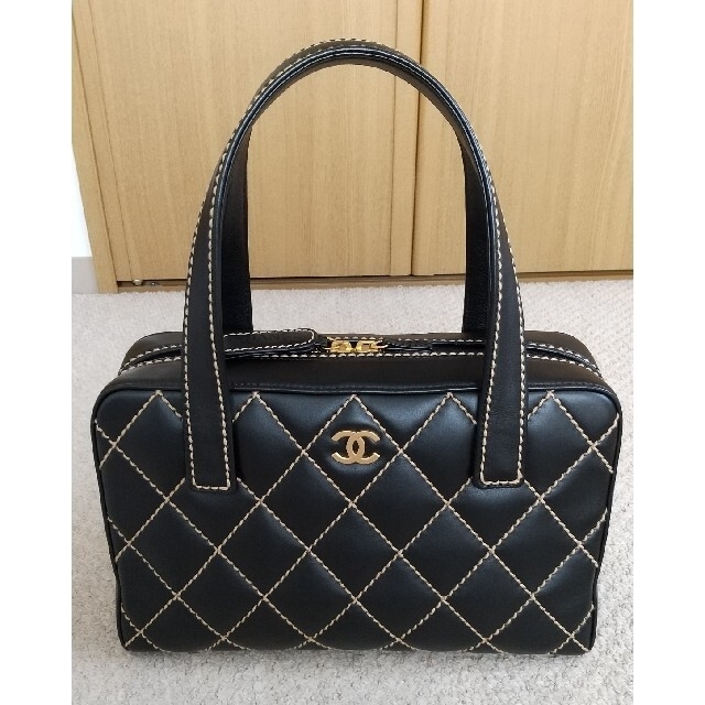 CHANEL(シャネル)のシャネルワイルドステッチボストン☆シャネルボストンバッグ☆シャネルバッグ レディースのバッグ(ハンドバッグ)の商品写真