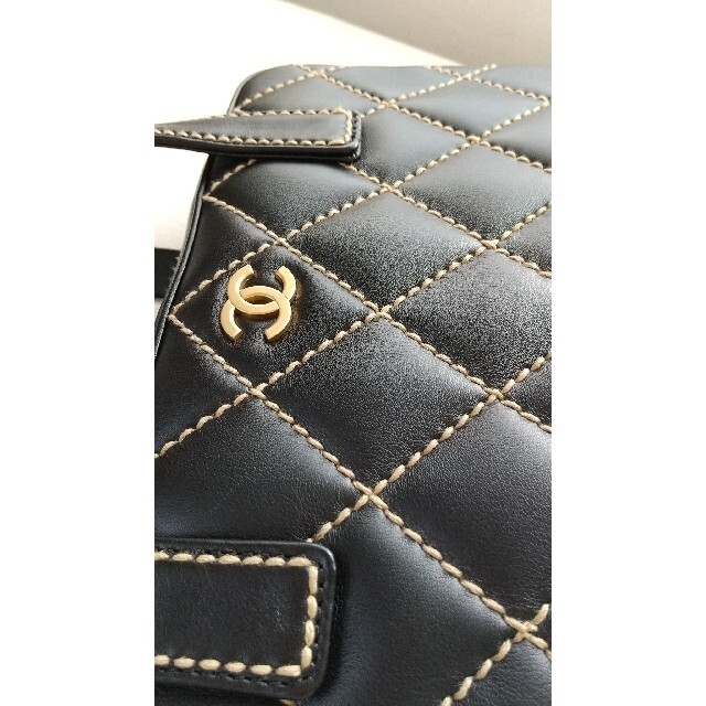 CHANEL(シャネル)のシャネルワイルドステッチボストン☆シャネルボストンバッグ☆シャネルバッグ レディースのバッグ(ハンドバッグ)の商品写真