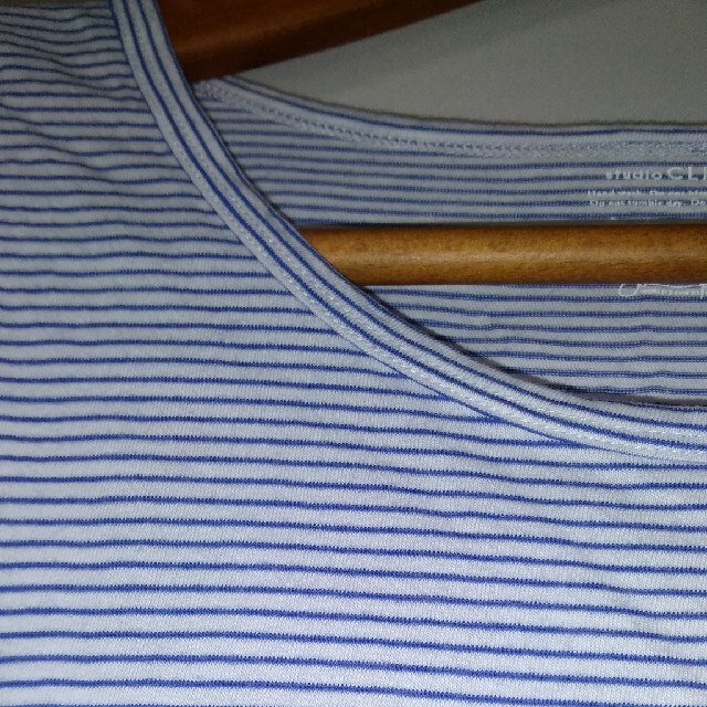 STUDIO CLIP(スタディオクリップ)のスタディオクリップ　ボーダー　半袖　Tシャツ レディースのトップス(Tシャツ(半袖/袖なし))の商品写真