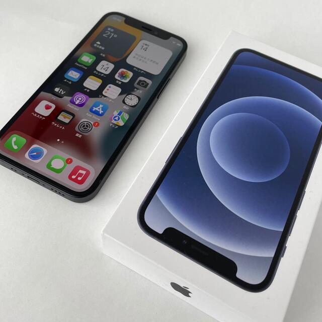 iPhone 12 mini ブラック 64GB SIMフリー【美品】 - スマートフォン本体