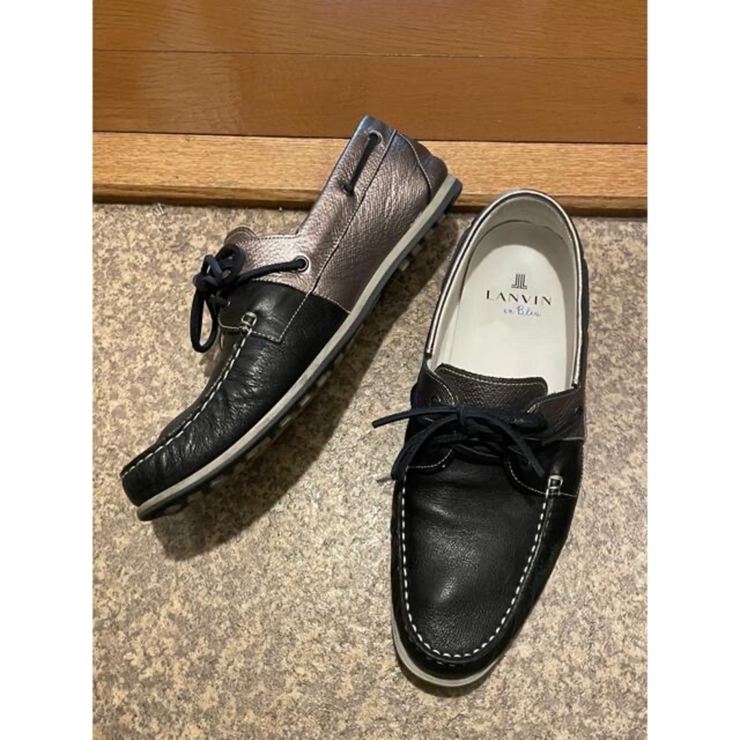 LANVIN en Bleu - ランバン デッキシューズ メンズの通販 by シェーン LANVIN en Bleu - ランバン デッキシューズ メンズの通販 by シェーン