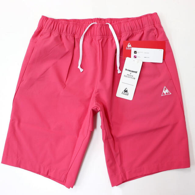 le coq sportif(ルコックスポルティフ)のルコックスポルティフ テニスウェア アクティブパンツ桃QMMPJD00 メンズL スポーツ/アウトドアのテニス(ウェア)の商品写真