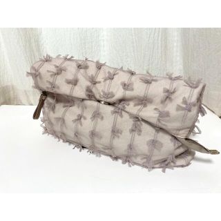 フラワー(flower)の【flower】ribbon clutch bag ～リボンクラッチバッグ(クラッチバッグ)