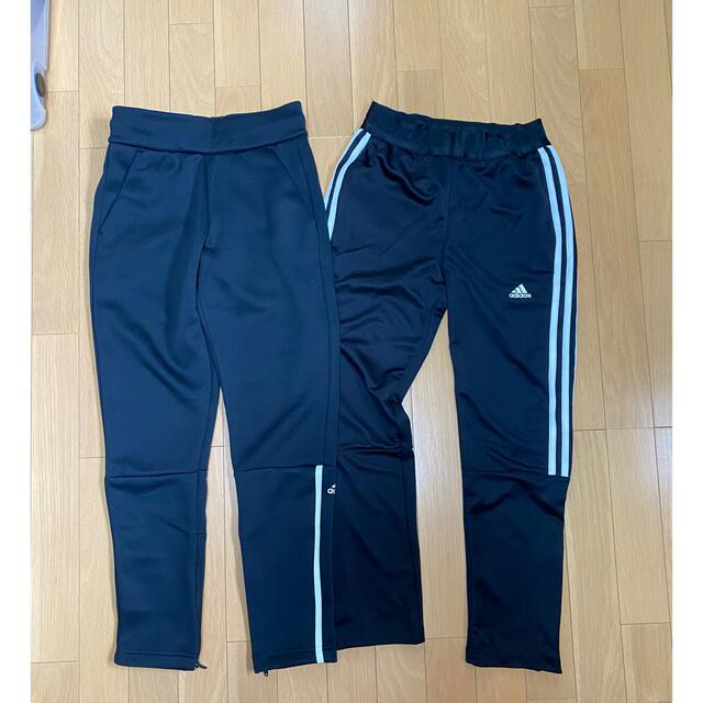 adidas(アディダス)のお得セット　adidas アディダス ジャージ　トレパン　ブラック　150cm キッズ/ベビー/マタニティのキッズ服男の子用(90cm~)(その他)の商品写真