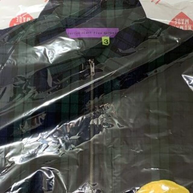 CPFM CHECK ZIP WORK JACKET NAVY Lサイズ メンズのジャケット/アウター(ブルゾン)の商品写真