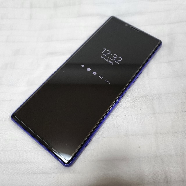 Xperia(エクスペリア)の【極美品/SIMフリー】SONY Xperia 1 SO-03L Purple スマホ/家電/カメラのスマートフォン/携帯電話(スマートフォン本体)の商品写真