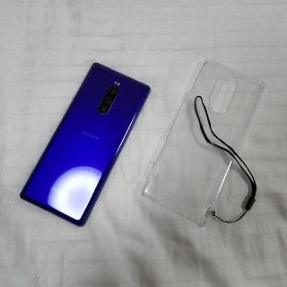 エクスペリア(Xperia)の【極美品/SIMフリー】SONY Xperia 1 SO-03L Purple(スマートフォン本体)