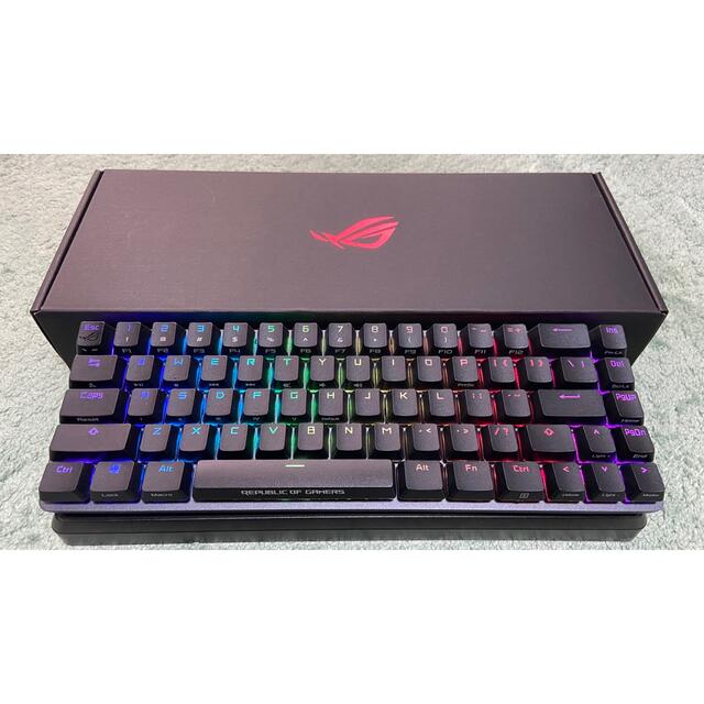 ASUS(エイスース)のASUS ROG Falchion NX メカニカルワイヤレスキーボード スマホ/家電/カメラのPC/タブレット(PC周辺機器)の商品写真