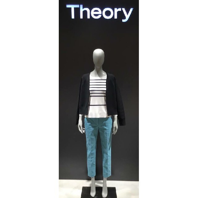 theory 20SS ウォッシャブル Vネック ブルゾン ボンバージャケット 5