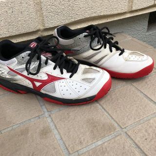 ミズノ(MIZUNO)のミズノ　テニスシューズ　mizuno BREAKSHOT 25.5cm(シューズ)