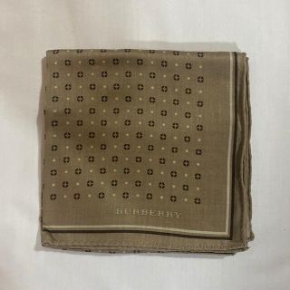 バーバリー(BURBERRY)のバーバリー　ハンカチ　未使用品　ブラウン　#1852(ハンカチ)