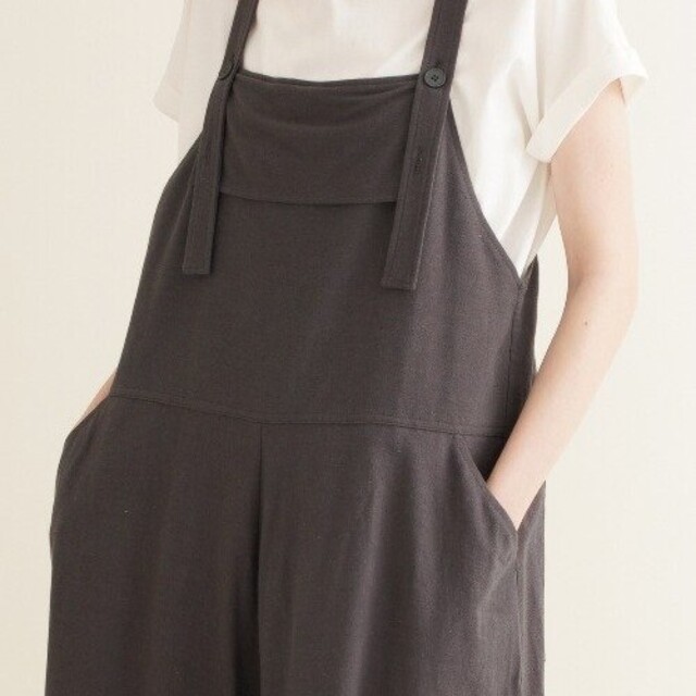 kelen ワイドシルエットデザインサロペットtive - サロペット