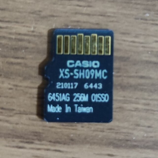 CASIO(カシオ)のカシオ電子辞書追加コンテンツ（韓国語）　microSDカード スマホ/家電/カメラのPC/タブレット(電子ブックリーダー)の商品写真