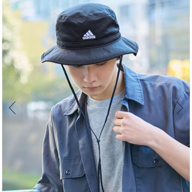 adidas(アディダス)の🇺🇦🧏‍♀️あらゆき様❣️アディダス　UVハット🖤サラサラ夏向き🌻 メンズの帽子(ハット)の商品写真