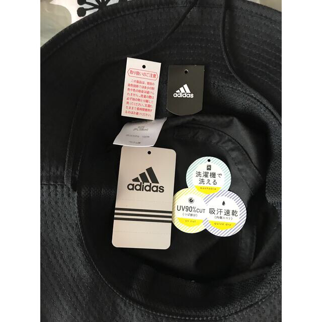 adidas(アディダス)の🇺🇦🧏‍♀️あらゆき様❣️アディダス　UVハット🖤サラサラ夏向き🌻 メンズの帽子(ハット)の商品写真