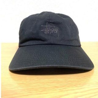 ステューシー(STUSSY)のステューシーキャップ　stussy cap 黒(キャップ)